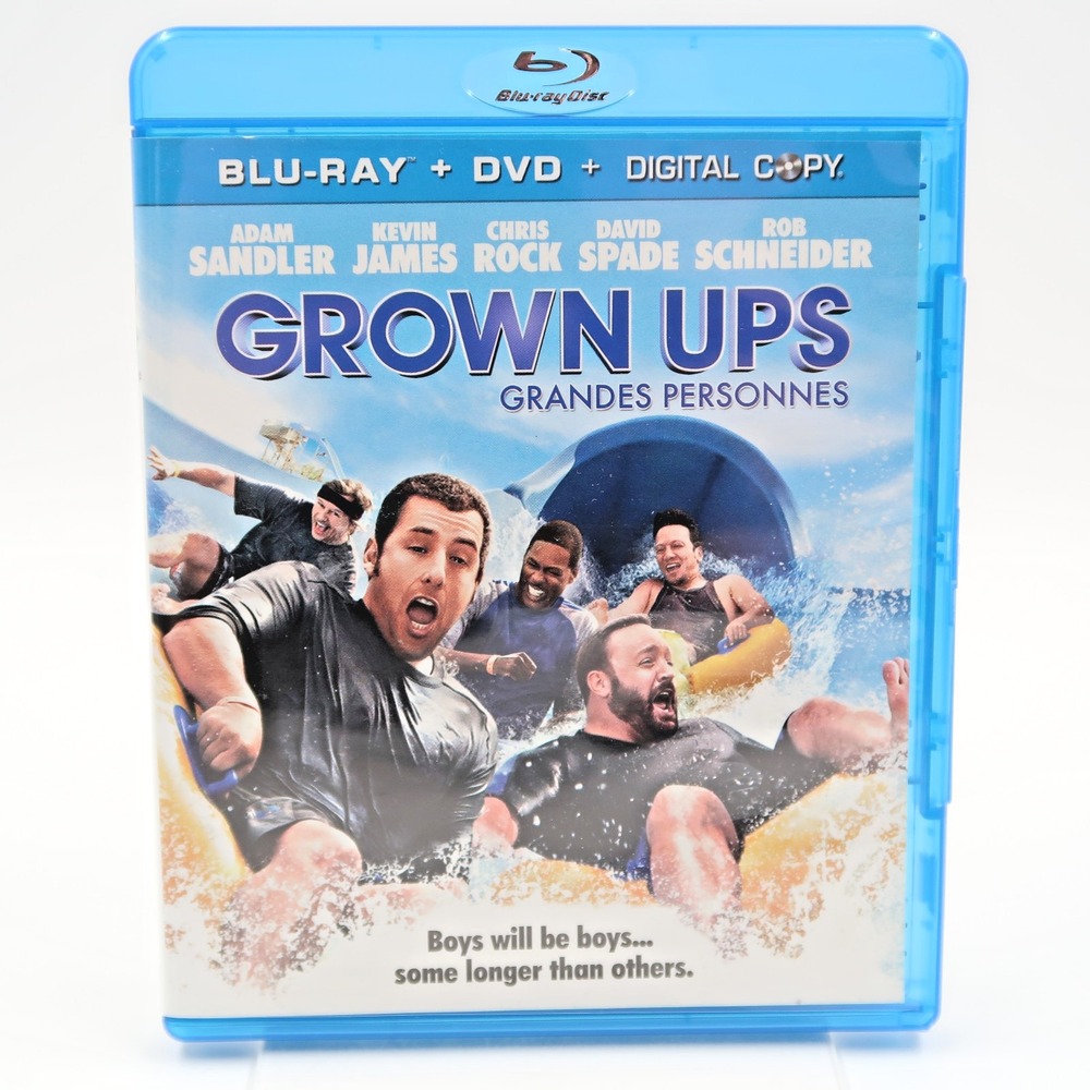 Grown Ups Blu-Ray DVD 2010 Adam Sandler Comedy Movie Columbia Pictures
